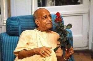 Шрила Прабхупада и розы
